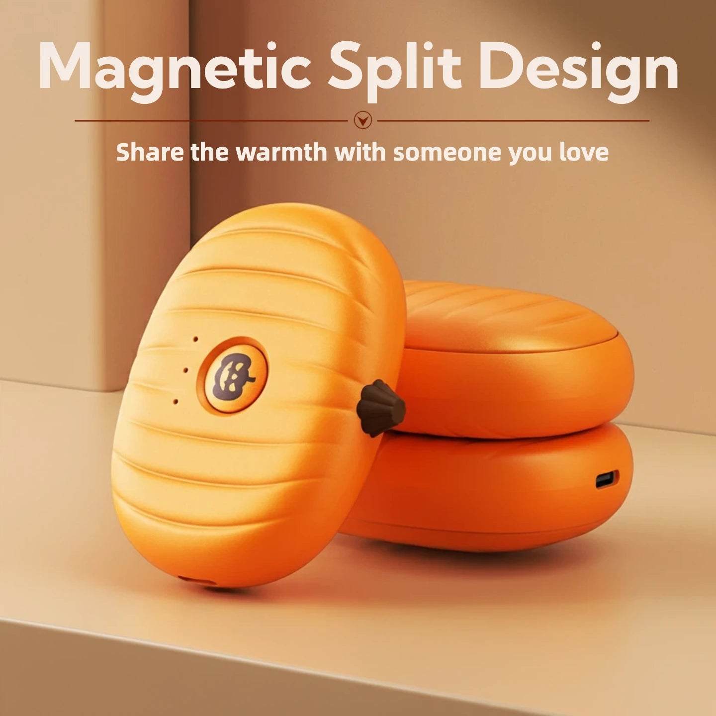 Pumpkin Magnetic Hand Warmer