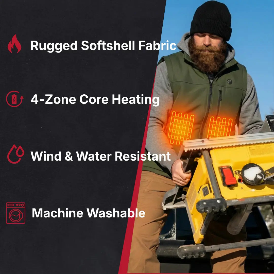 The Pro-Shell Heated Vest 5V Unisex