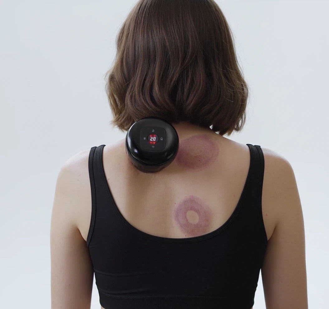 Smart Red Light Cupping&Scraping Massager with Heat