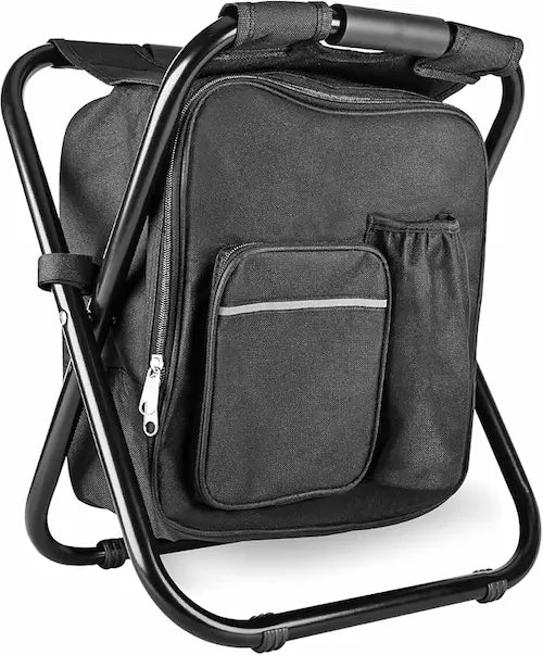 Folding Chair Stool Backpack with Cooler