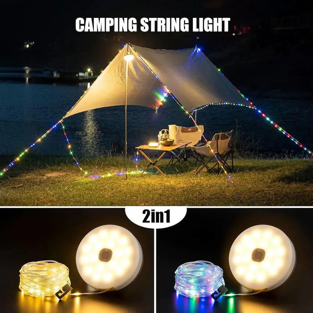 Solar String Light That Retracts in 30 Seconds