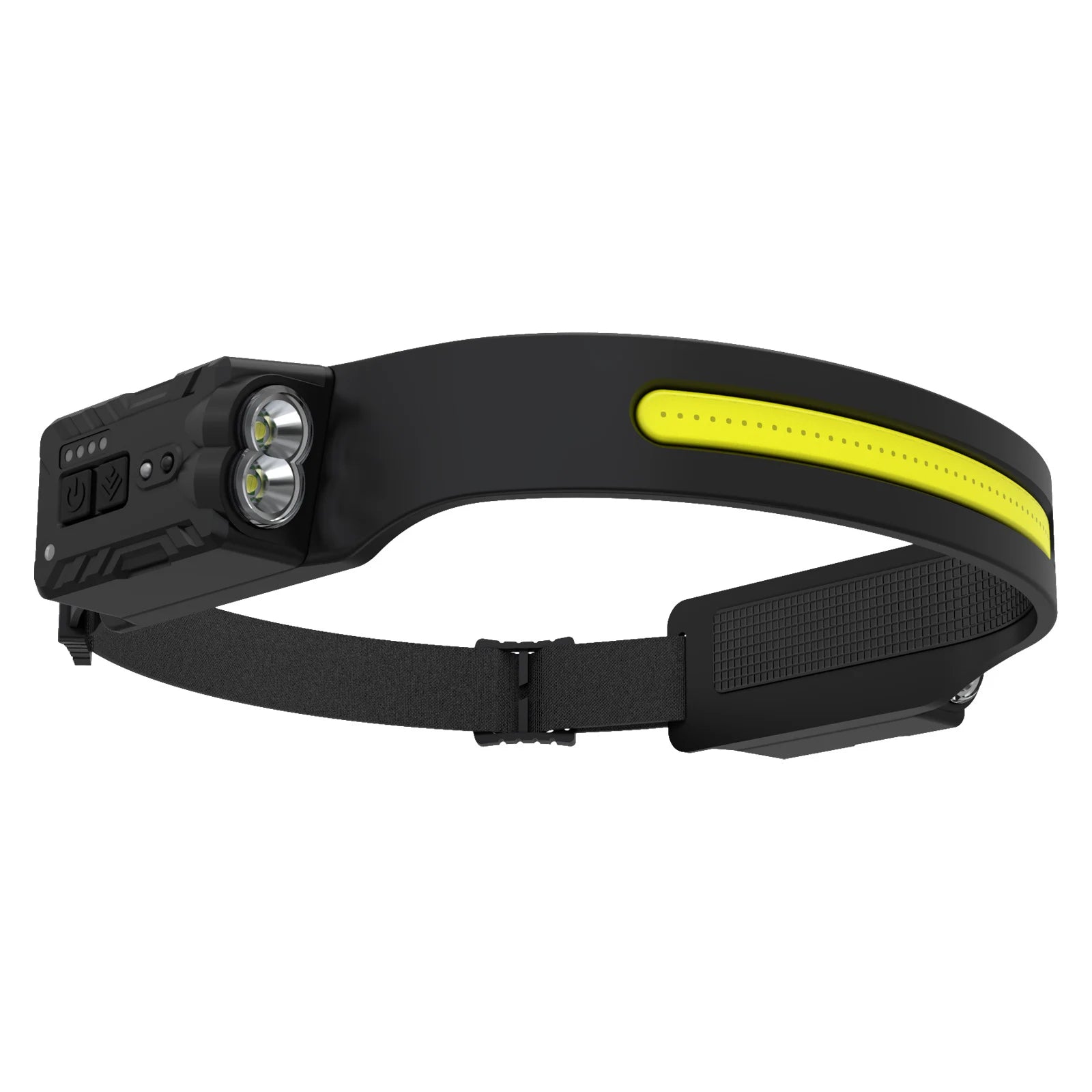 Upgrade Rechargeable Headlamp with 2 Spotlights