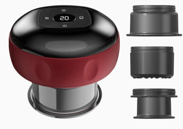 Smart Red Light Cupping&Scraping Massager with Heat
