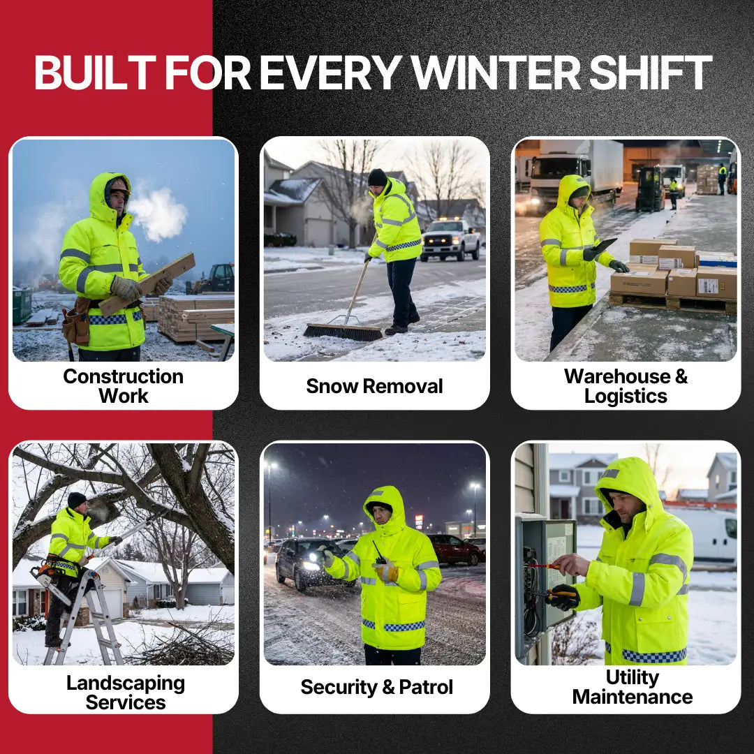 Heated Hi-Vis Mid-Length Parka 5V