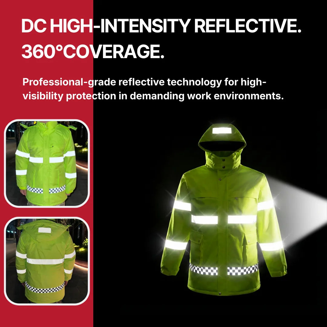 Heated Hi-Vis Mid-Length Parka 5V