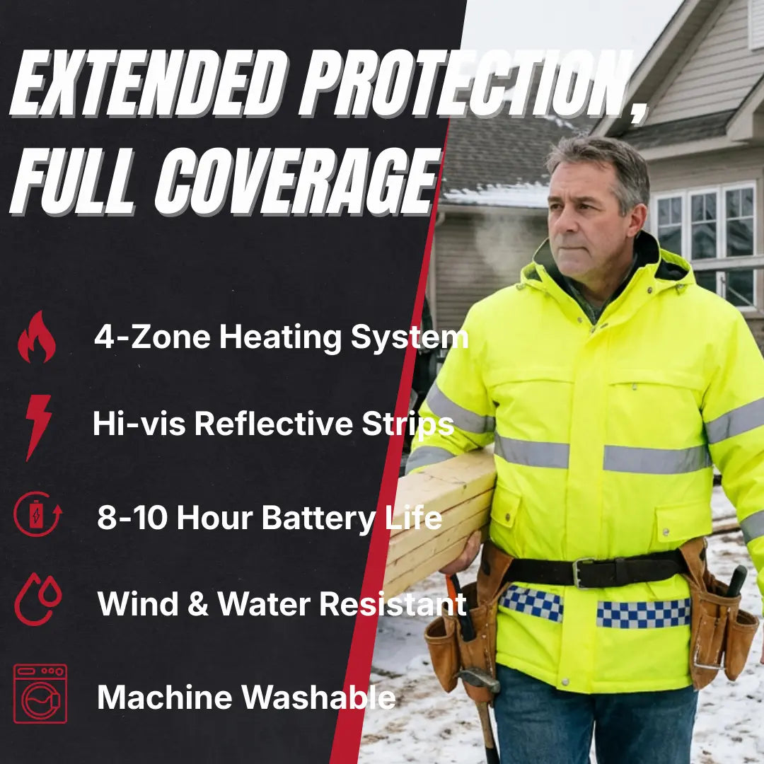 Heated Hi-Vis Mid-Length Parka 5V