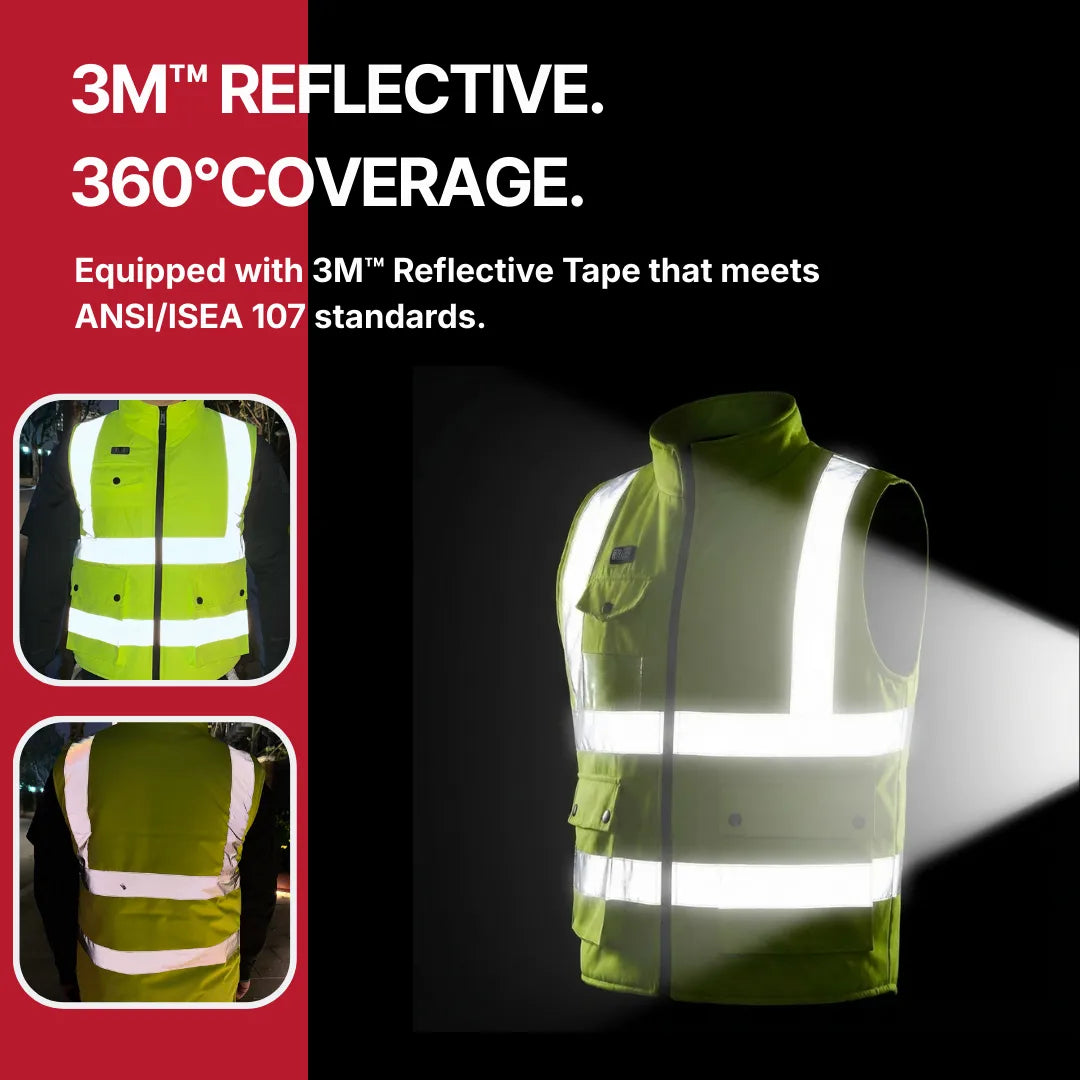 Heated Hi-Vis Vest 5V/7.4V