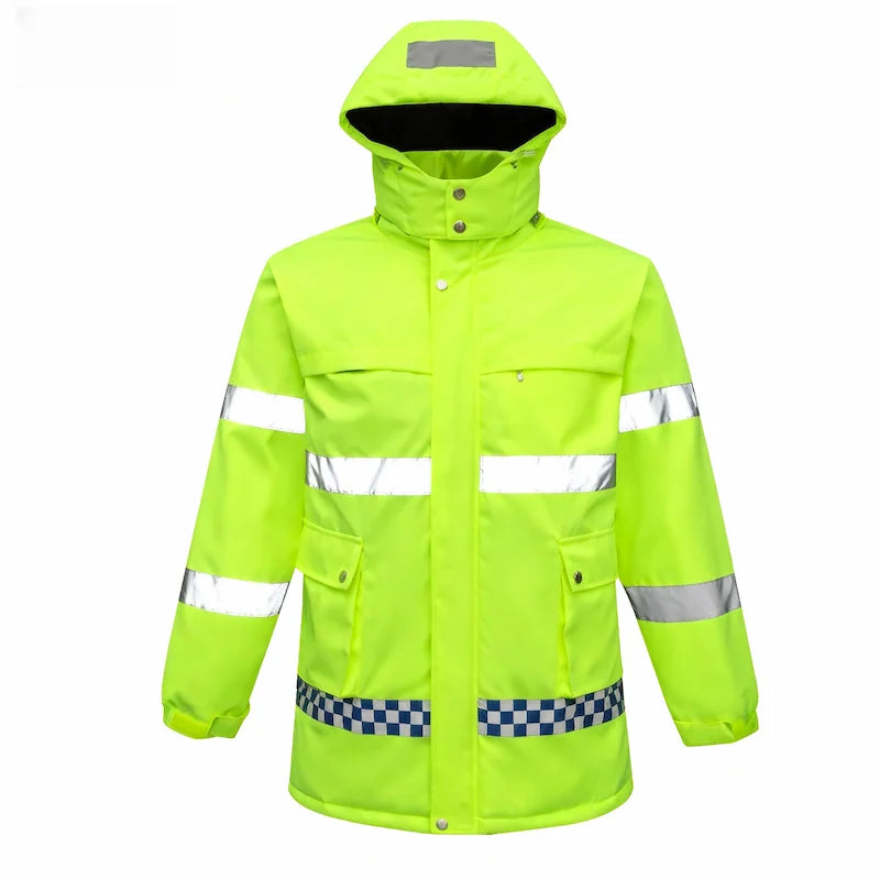 Heated High-Visibility Reflective Mid-Length Jacket 5V