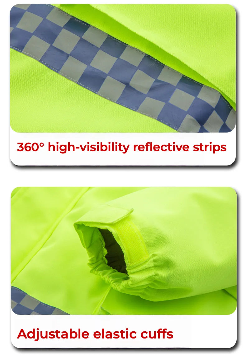 Heated High-Visibility Reflective Mid-Length Jacket 5V