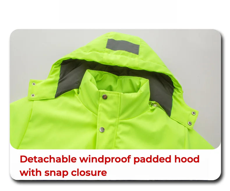 Heated High-Visibility Reflective Mid-Length Jacket 5V