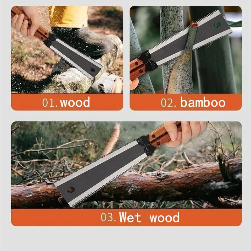Folding Hand Saw – Double-Sided Cutting