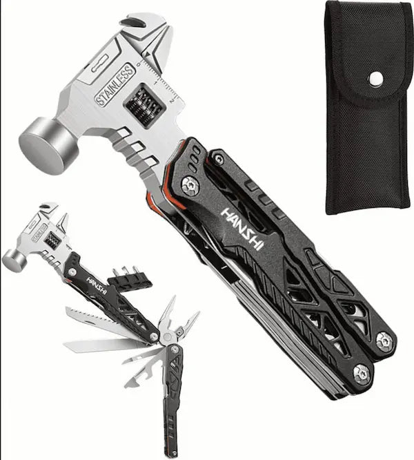 Outdoor Stainless Steel Multi-Functional Hammer 18 in 1
