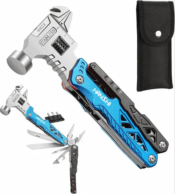 Outdoor Stainless Steel Multi-Functional Hammer 18 in 1