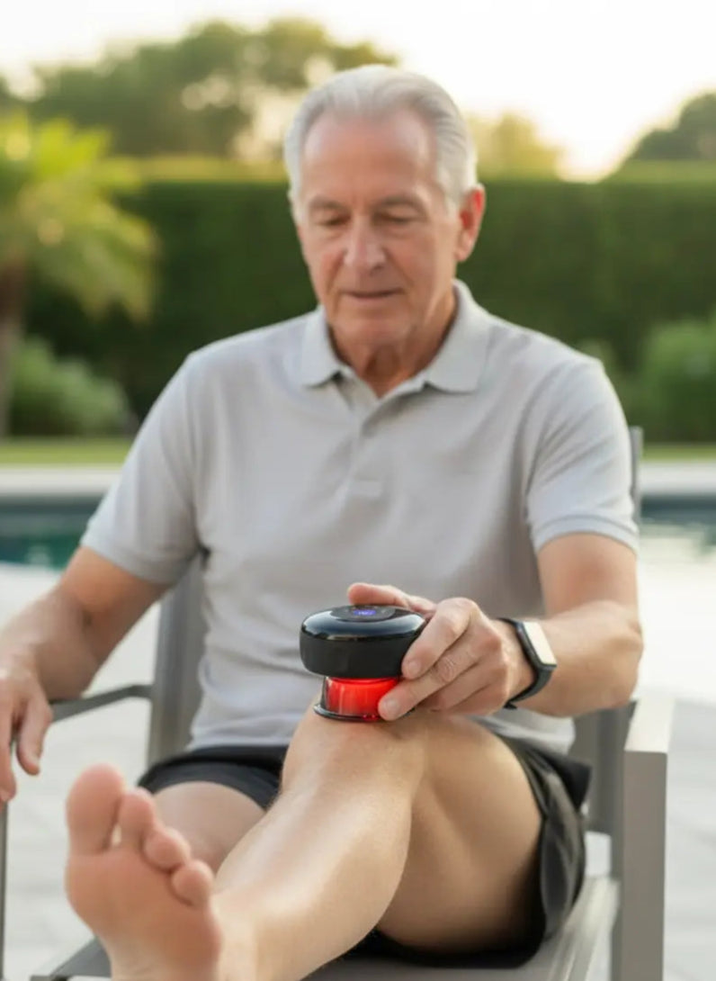 Smart Red Light Cupping&Scraping Massager with Heat